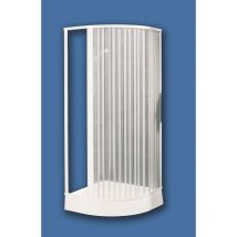 Smmo - Box doccia angolare con porta a soffietto in pvc 90x90 cm 90x90 cm 90x90 cm 90x90 cm
