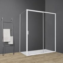 Showerdesign - Box doccia tokyo porta scorrevole rettangolare 150x90 cm altezza 200 cm cristallo 6 mm bianco opaco