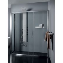 Tamanaco - Box doccia FPSC50 in cristallo 6 mm. trasparente cm. 80x150 - Cromo