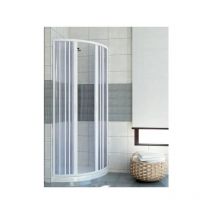 Box Doccia Semicircolare Tondo A Soffietto Angolo 70 75 80 90 In Pvc Cabina - Misura Semicircolare 70x90
