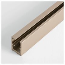 Arbi - Box doccia Icon Walk-in Vetro trasparente 8mm H200 Ibra Showers - Misure: 160 - Vetro: Trasparente - Profilo: Bronzo