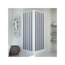 Forte - Box doccia angolare in pvc modello colibri kappa plus h.188 cm 100-80 x 100-80 - spazio ingresso max 101 cm