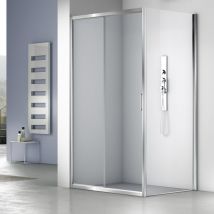 Megius - Box Doccia Live P1S Porta Scorrevole 128/133 Cm