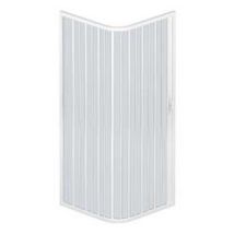 Pinto - box doccia 'luna' ad angolo 1 porta estensibile in pvc - CM.80/90X80/90X185H