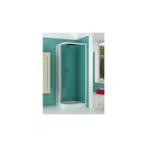 Lineadoccia - Box Doccia Luna in pvc 2 Lati Apertura Scorrevole Laterale a Soffietto 70 x 160 x h 185 cm