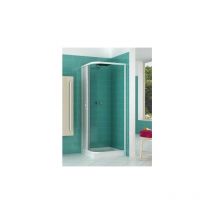 Lineadoccia - Box Doccia Luna in pvc 2 Lati Apertura Scorrevole Laterale a Soffietto 70 x 170 x h 185 cm
