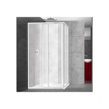 Box doccia Smeralda in acrilico bollicine cm. 65x65 70x70 75x75