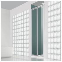 Giava - Box doccia Smeralda saloon in cristallo 3 mm stampato 70x70 cm