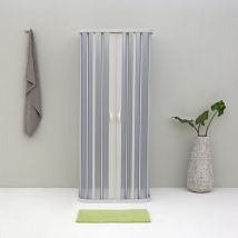 Space - box doccia tre lati 100x100x100 cm riducibile a 90x90x90 cm a soffietto in pvc