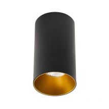 Box Housing GU10, Aplique techo negro/dorado mate