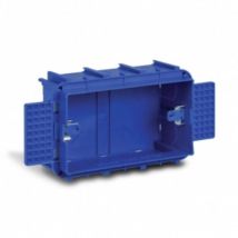 AVE – Vertiefte rechteckige Box für 3 und 4 Module – Einbaudosen – Schraubmittelabstand 83,5 mm (3 Module), 108,5 mm (4 Module)