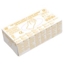 Packung Mit 10 - Einweghandschuhe Latex 5800 Gepudert Aql 15 - Packung Mit 100 Größe 8