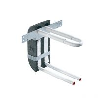 Box mural avec tuyau coude multicouche 16x2,0 h:320mm box d'isolation inclus