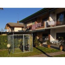 Sider Box - Box per cani da esterno coperto con zincatura a caldo da 200x200x altezza 180 cm