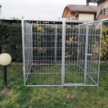 Sider Box - Box per cani da esterno con zincatura a caldo da 200x200x altezza 180 cm