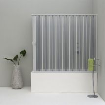 BOX VASCA SPACE ANGOLARE 70x150 CM RIDUCIBILE A 70x140 CM A SOFFIETTO IN PVC