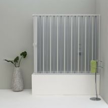 Box vasca Space angolare 70x170 cm riducibile a 70x160 cm a soffietto in pvc