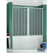 Box vasca un lato 150 apertura centrale - bianco