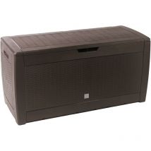 Boxe Rato Coffre de jardin 310 litres chocolat 119 x 48 x 60 cm - Chocolat