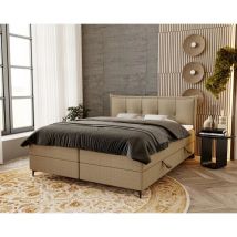 Emporius - Boxspringbett 140x200 cm Liron - Beige (Anthology 3) - Beige