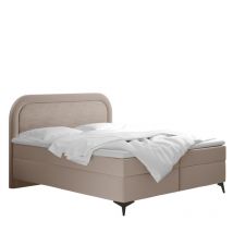 Boxspringbett mit bettkasten und topper Valentino, mehrere Größen Paros/Poso 200x200 cm Beige