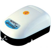 Air Pump Adjustable Diaphragm Pump with Potentiometer Adjustment Variable Airflow Suitable for Aquarium, Aeration, Hydroponics. BOYU Adjustable Air