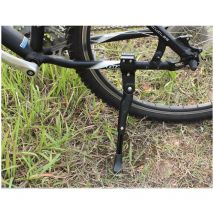 Ahlsen Béquille de vélo en Aluminium avec clé hexagonale et Cloche de vélo, Universel réglable Support pour 24"-27" Bicyclette