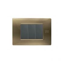 Plaque Urmet Simon Nea Flexa 3 modules bronze 11803.BR