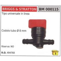 Briggs & Stratton Kraftstoffhahn für Rasenmäher Ø 8mm Originalteil 000115