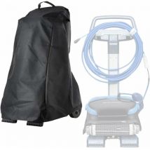 Housse pour Robot de Piscine - Couverture Protection Nettoyeur Chariot Anti-poussière Pare-Soleil Imperméable, Le Noir 222642inch