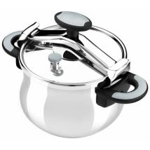 Bra New Star Express Cooker De Cuisinière À Pont De 6 Litres, En Acier Inoxydable 18/10, Avec 2 Systèmes De De Sécurité De Pression Et De De 