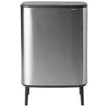 Pattumiera Bo Touch Bin Hi, 60L, Acciaio opaco, a prova di impronte digitali - Brabantia
