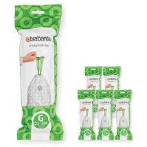 Brabantia PerfectFit Bags G 23-30 litre Multipack of 120 bags 6x20