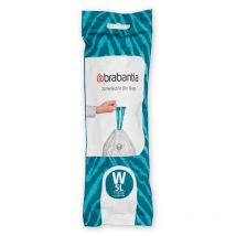 Brabantia Perfectfit Bags Size W 5 Litre 20 Bag Roll