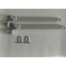 Braccetti per Tende da Sole in Alluminio 70 cm Coppia Kit con Occhioli Vari Colori