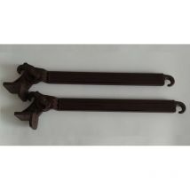 Braccetti per Tende da Sole in Alluminio Bracci Alluminio 70 cm in Coppia Vari Colori
