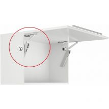 Braccetto guida a snodo supporto anta a ribalta Hafele freeflap 75° - 90° - 110° dimensione disponibile: braccio sinistro