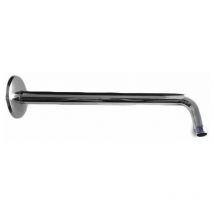 Bagnoclic - Braccio doccia in ottone cromato da 30 cm