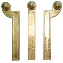 Cardine Inferiore Chiudiporta a Terra Ottone Centrale - 1 Pz