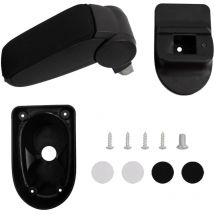 Bracciolo per Auto Nero 13x36x(30-46) cm in abs vidaXL 3965