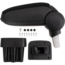 VidaXL Bracciolo per Auto Nero 15x31,5x(35-51) cm in abs