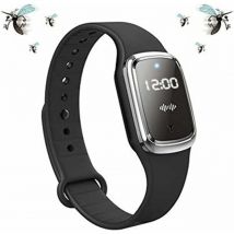 Bracelet épulsif Anti-moustiques Ultrasonique, BraceletAnti-Insectes Intelligent, Montre Bracelet Electronique Anti-Moustique avec Charge