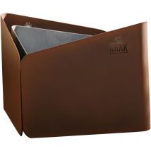 braciere a legna + griglia 79x69cm - levant + grille fleur de rouille - krak