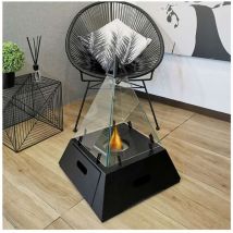 Braciere piramide in vetro Las Vegas Junior a bioetanolo