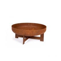 Braciere Ruggine D50x21H - Acier Peint en Poudre