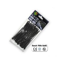 Bradas - 1000 Unidades. Presilla 200 x 4,80 mm Negro nylon66 Fuerza de tracción: 22 kg Qual itätware