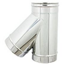 Braga en acier à 135° pour conduits de fumée