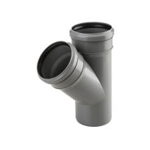 Braga ridotta 45° ad innesto in pp con guarnizione serie ed tech ø110/40 WAVIN