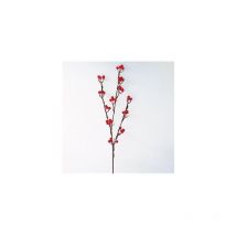 Branche décorative led de fruits rouges 0,75M Lumière chaude