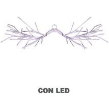 Vacchetti - Branche lumineuse 48 led blanc chaud cm60x30 alimentation fixe pour extérieur